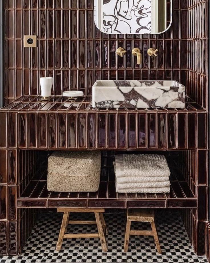 Marmeren badkamer