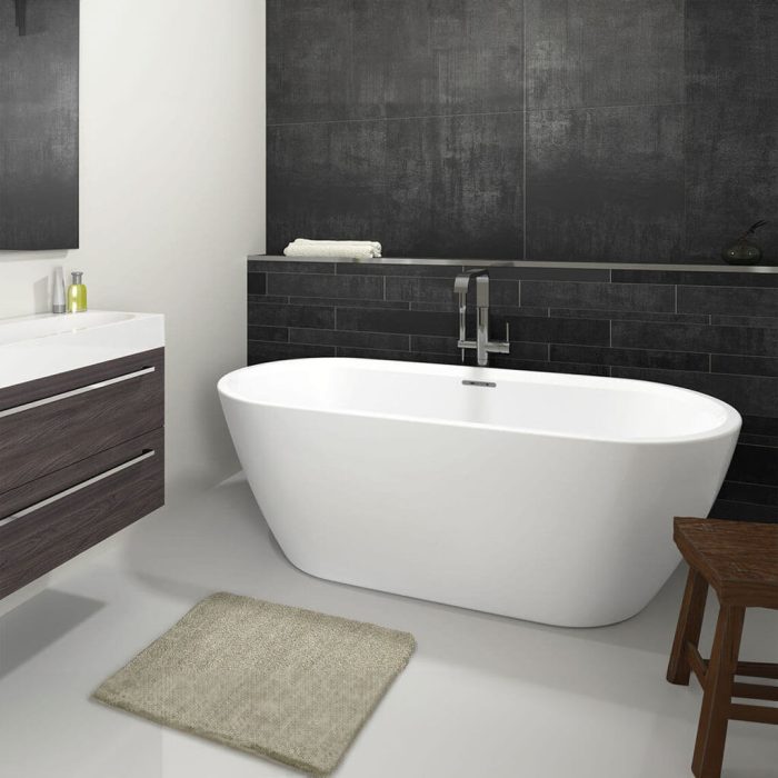 Riho Inspire vrijstaand bad 180x80cm acryl - wit - B085001005